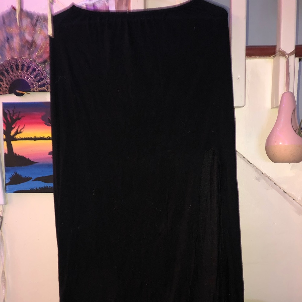 Long maxi skirt.